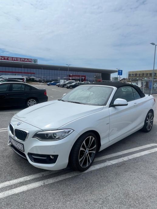 BMW 220d autom. Cabrio Sport, 190 KS, 112.000 km, prvi vlasnik, HR, fotografija 4