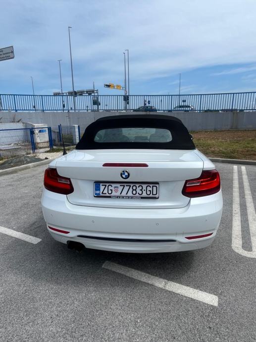 BMW 220d autom. Cabrio Sport, 190 KS, 112.000 km, prvi vlasnik, HR, fotografija 8