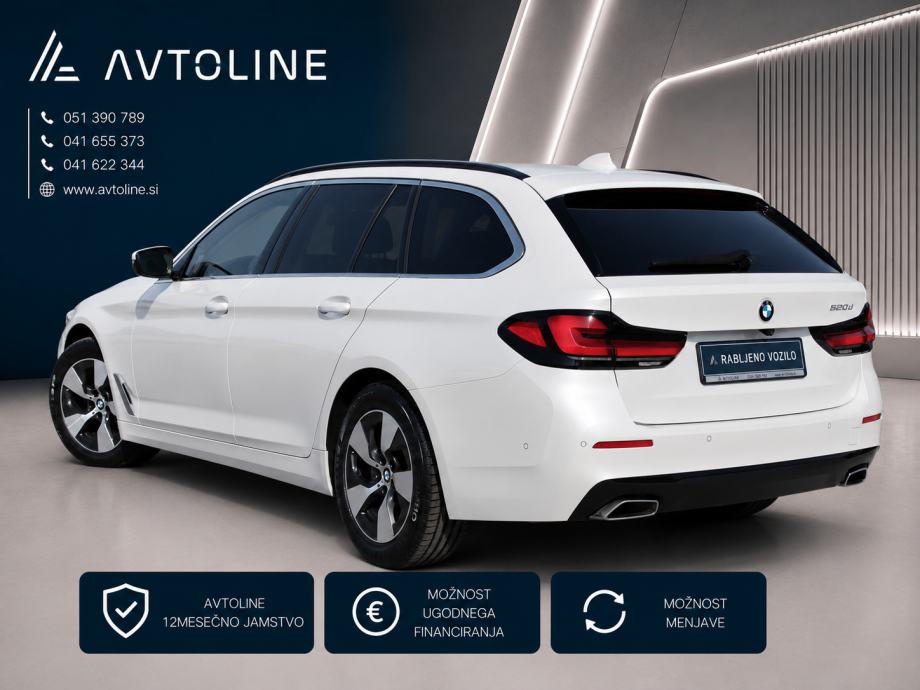 BMW serija 5 Touring: 520d Touring Avt. HLAJ SED ACC HARMAN KAR KAM LE, fotografija 3