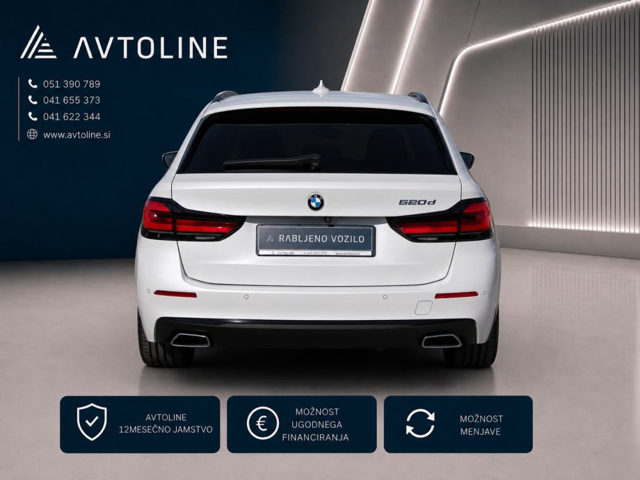 BMW serija 5 Touring: 520d Touring Avt. HLAJ SED ACC HARMAN KAR KAM LE, fotografija 5