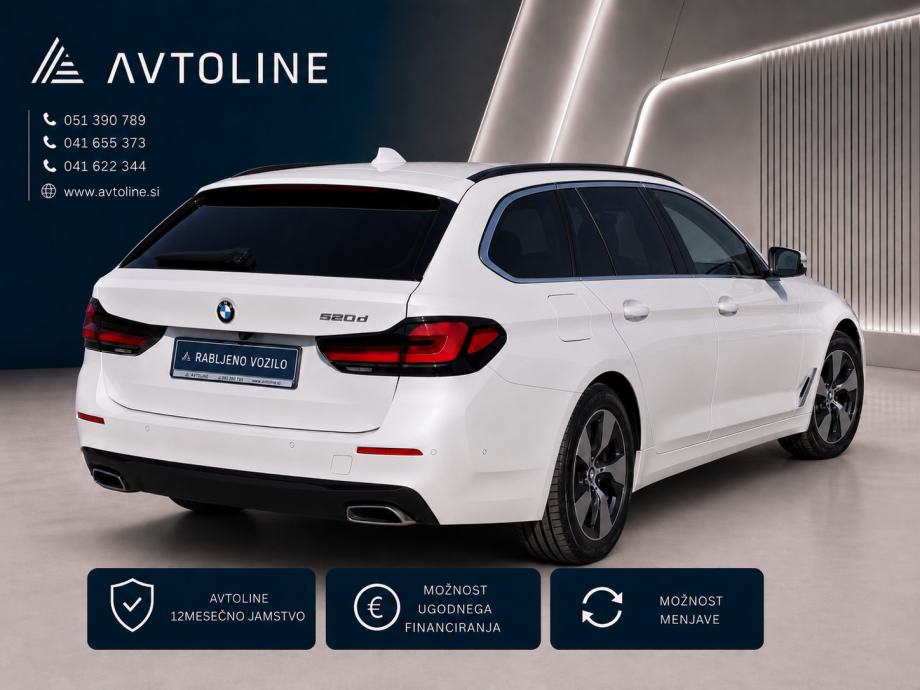BMW serija 5 Touring: 520d Touring Avt. HLAJ SED ACC HARMAN KAR KAM LE, fotografija 4