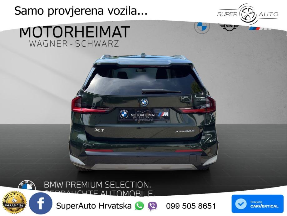BMW X1 30e (326 KS) xDrive Steptronic xLine LED+GR SJED+ACC, fotografija 5