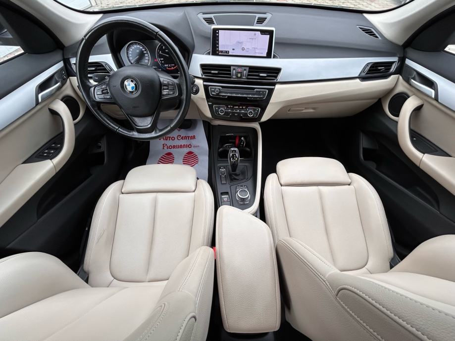 BMW X1 sDrive18d 2021.,AUTOMATIK, SERVISNA, NAVI, GRIJ SJED.,KOŽA, fotografija 9