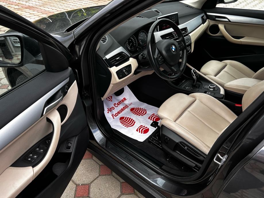 BMW X1 sDrive18d 2021.,AUTOMATIK, SERVISNA, NAVI, GRIJ SJED.,KOŽA, fotografija 10