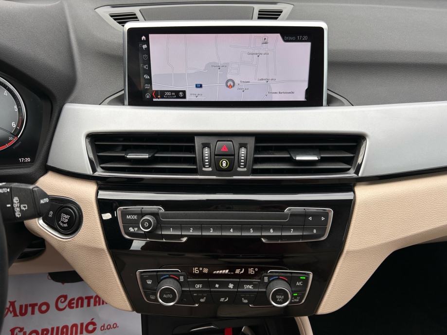 BMW X1 sDrive18d 2021.,AUTOMATIK, SERVISNA, NAVI, GRIJ SJED.,KOŽA, fotografija 16