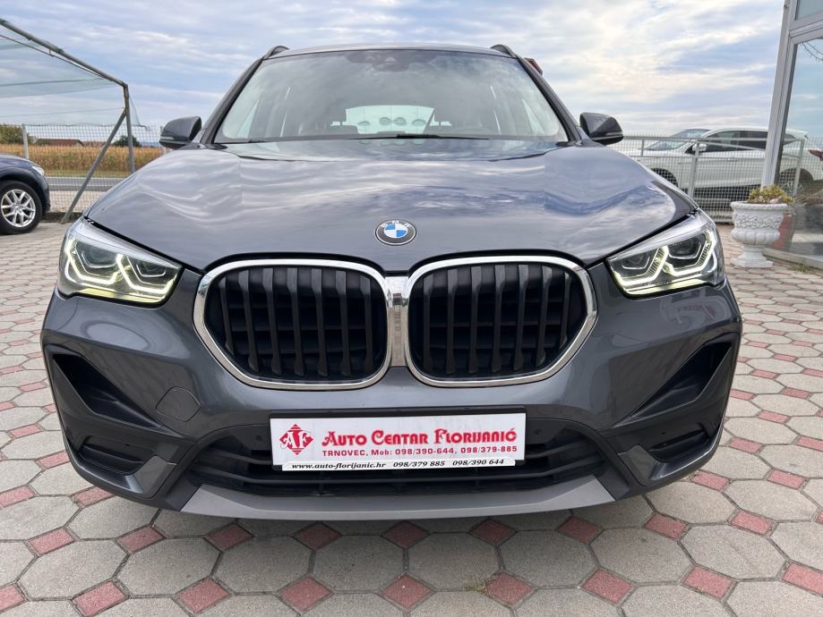 BMW X1 sDrive18d 2021.,AUTOMATIK, SERVISNA, NAVI, GRIJ SJED.,KOŽA, fotografija 2