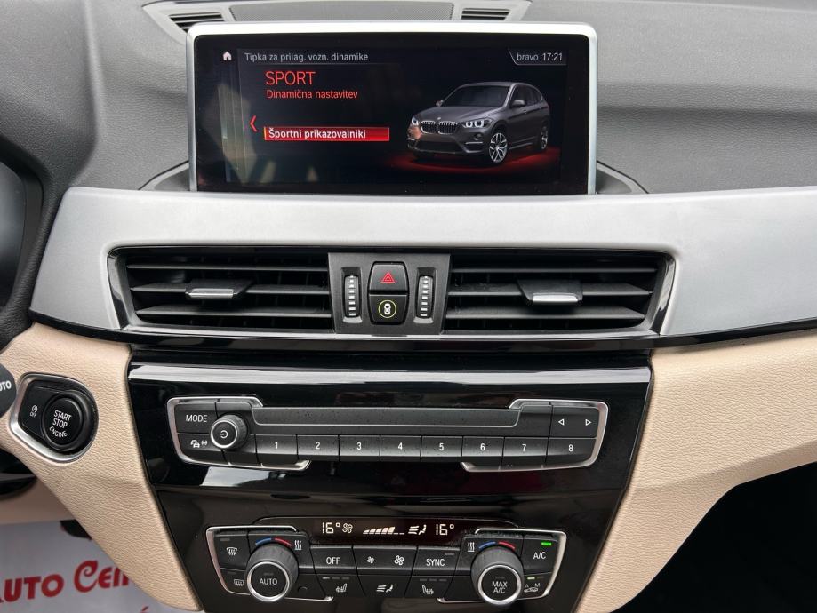 BMW X1 sDrive18d 2021.,AUTOMATIK, SERVISNA, NAVI, GRIJ SJED.,KOŽA, fotografija 18
