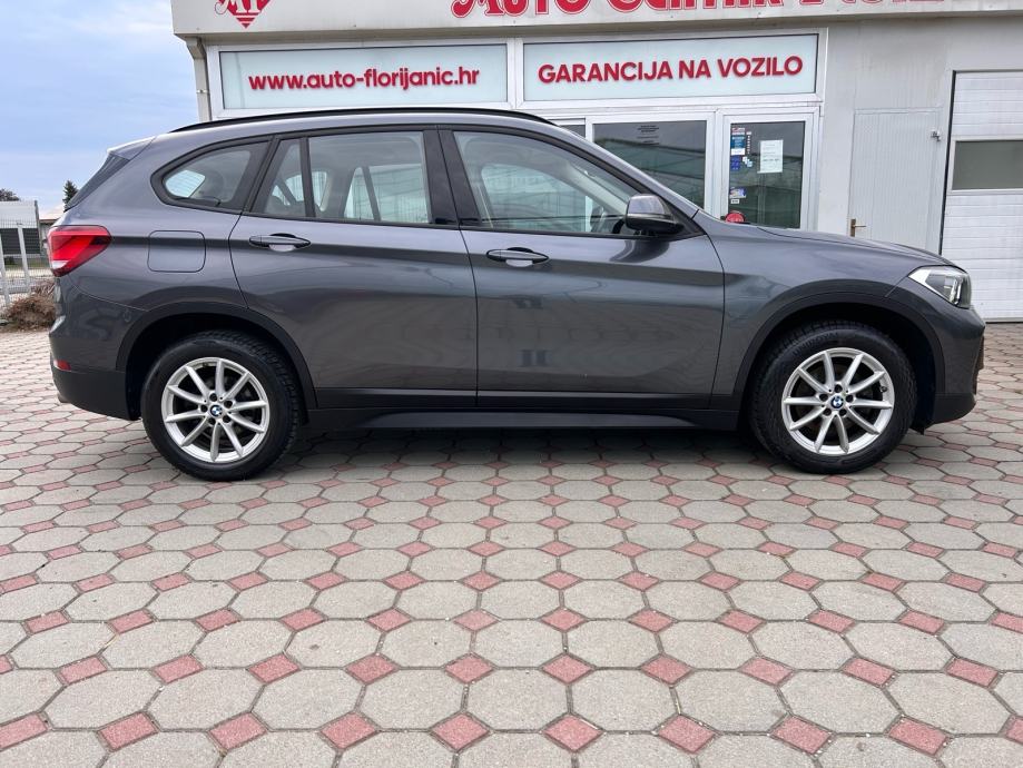BMW X1 sDrive18d 2021.,AUTOMATIK, SERVISNA, NAVI, GRIJ SJED.,KOŽA, fotografija 4