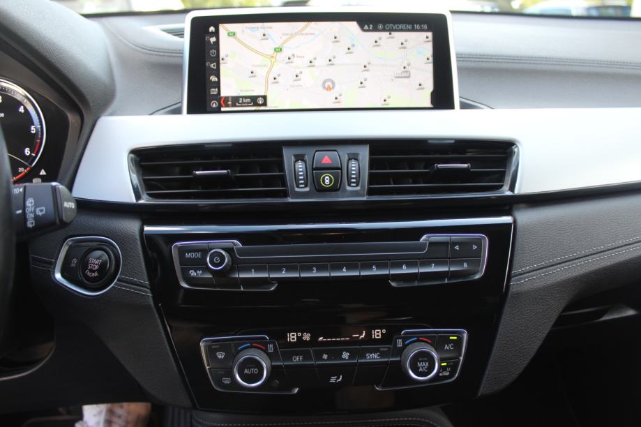 BMW X2 18d AUTOMATIK, NAVIGACIJA, LED, KAMERA, ALU 18", GARANCIJA., fotografija 12