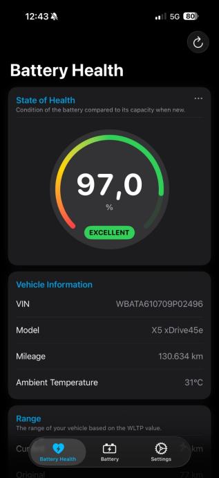 BMW X5 Xdrive 45e, PDV, 106+24tkm, panorama, laseri, fotografija 17