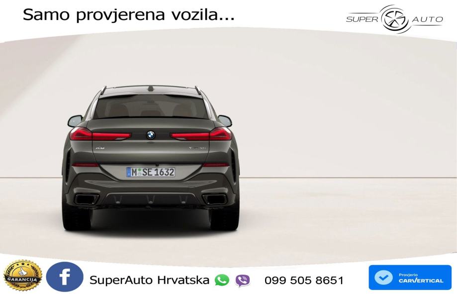 BMW X6 40i (381 KS) xDrive Steptronic M Sport LED+GR SJED+ACC, fotografija 6