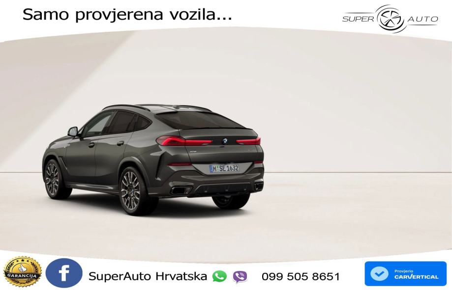 BMW X6 40i (381 KS) xDrive Steptronic M Sport LED+GR SJED+ACC, fotografija 10