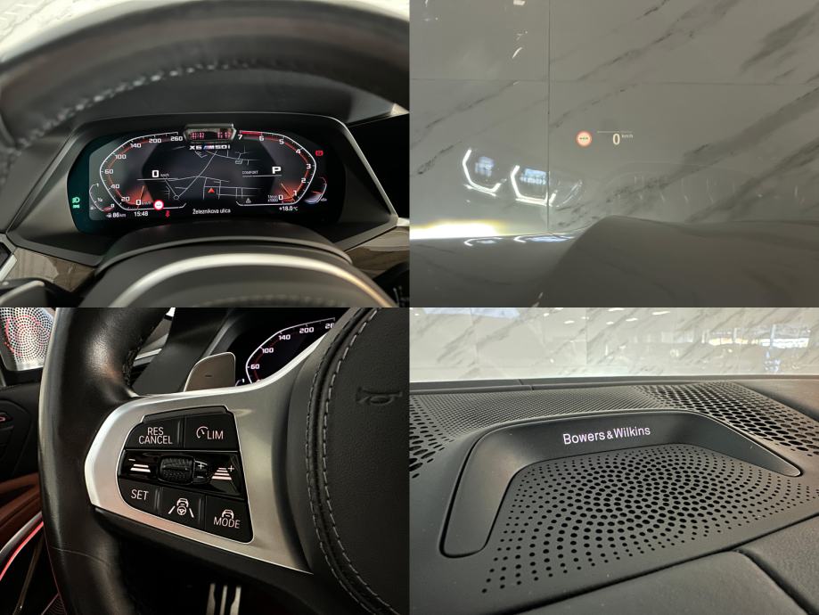 BMW X6 M50i|xD|SkyL|SoftC|R22|Kljuka|BowersW|ACC|HUD|360K, fotografija 13