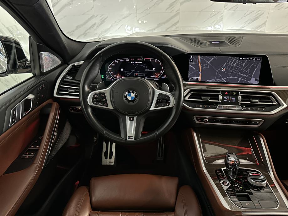 BMW X6 M50i|xD|SkyL|SoftC|R22|Kljuka|BowersW|ACC|HUD|360K, fotografija 9