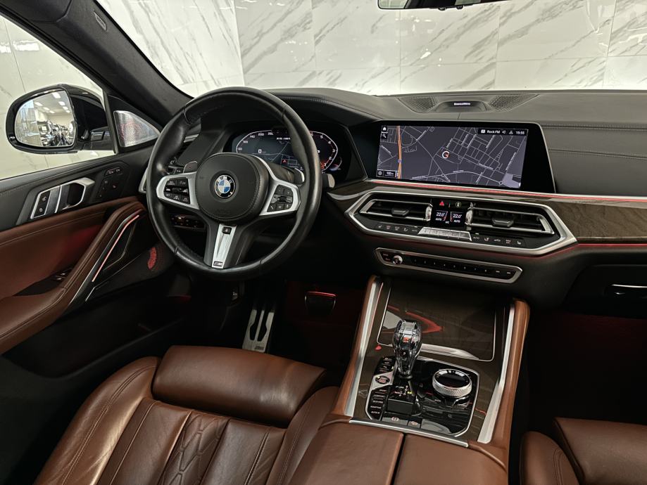 BMW X6 M50i|xD|SkyL|SoftC|R22|Kljuka|BowersW|ACC|HUD|360K, fotografija 10