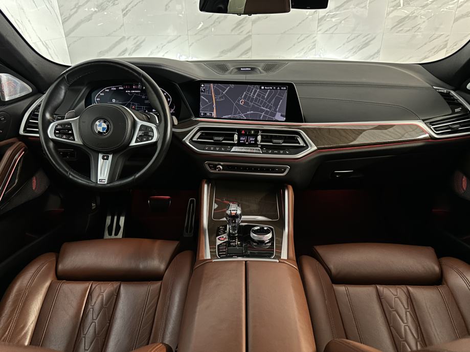 BMW X6 M50i|xD|SkyL|SoftC|R22|Kljuka|BowersW|ACC|HUD|360K, fotografija 17