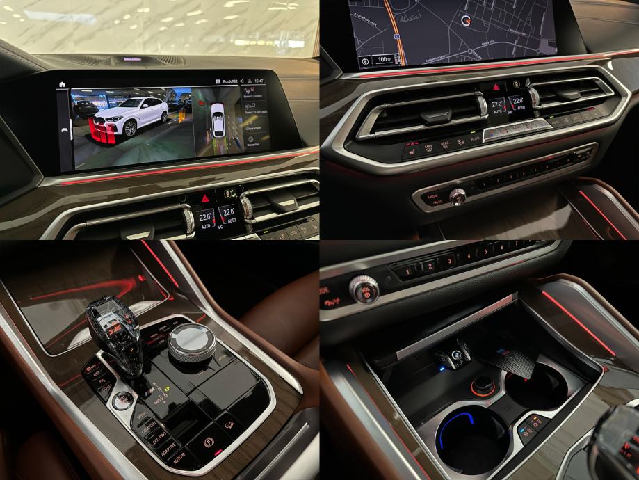 BMW X6 M50i|xD|SkyL|SoftC|R22|Kljuka|BowersW|ACC|HUD|360K, fotografija 12