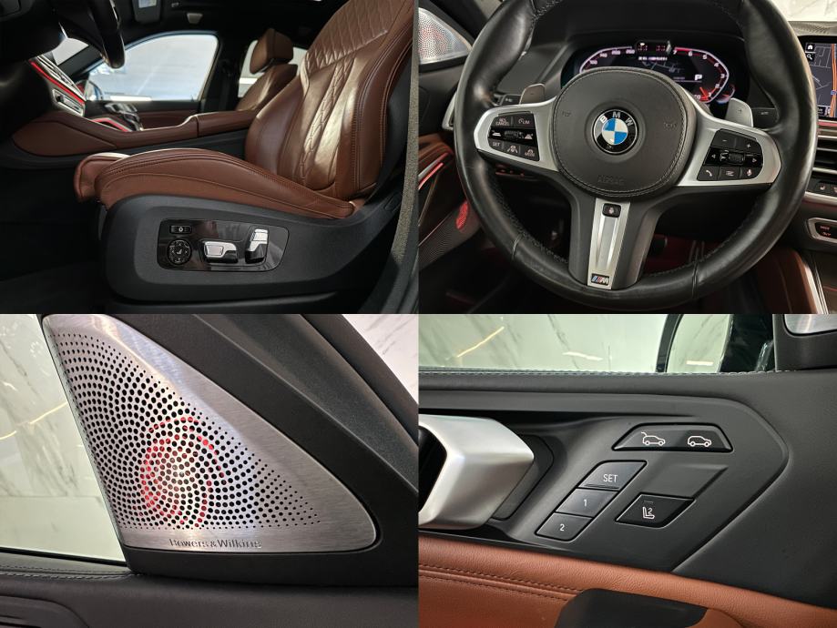 BMW X6 M50i|xD|SkyL|SoftC|R22|Kljuka|BowersW|ACC|HUD|360K, fotografija 11