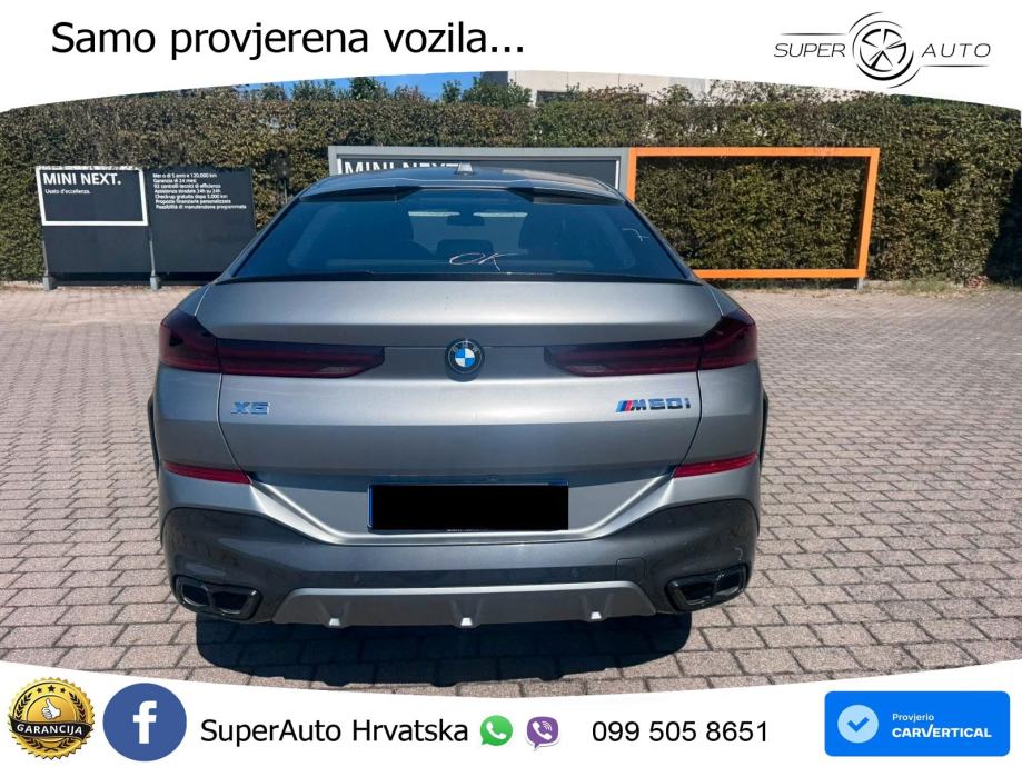 BMW X6 M60i V8 (530 KS) xDrive Steptronic LED+GR SJED+ACC, fotografija 8