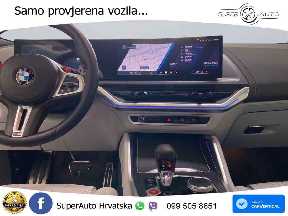 BMW XM 50e (476 KS) M xDrive M Steptronic ZRAČNI+ACC+4xGR SJED+360, fotografija 13