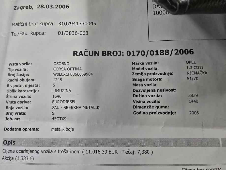 Corsa 1,3 CDTI Servo,Klima,Hr-Vozilo Samo 42000km,Kredit-Zamjena, fotografija 18