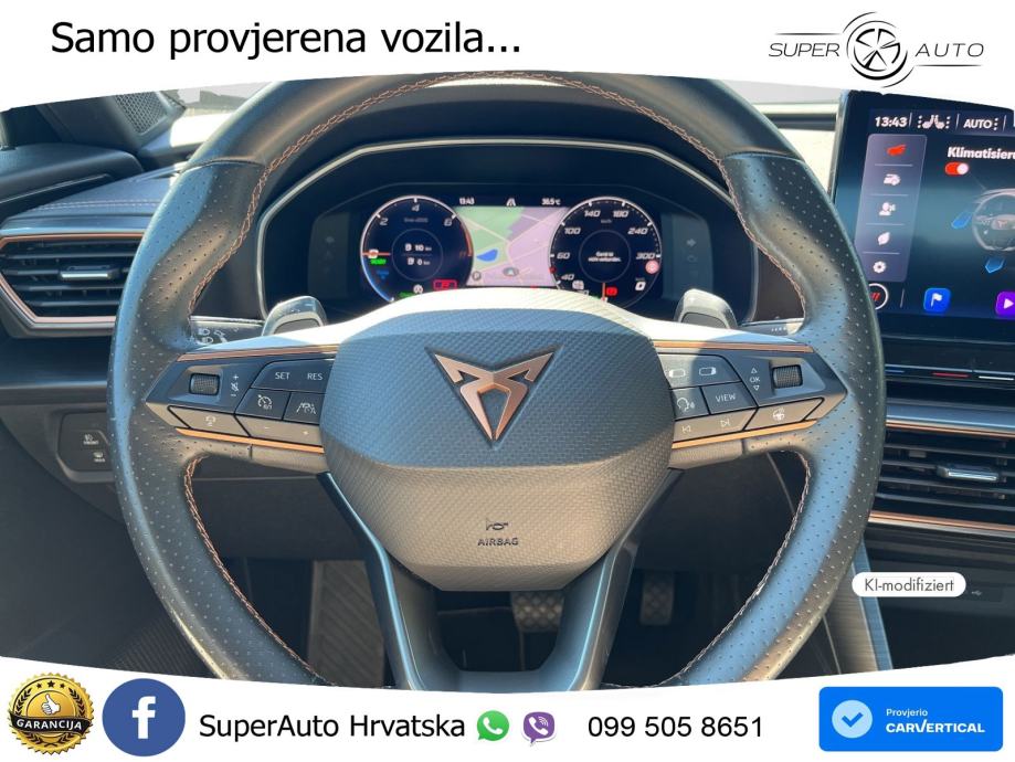 Cupra Formentor 1.4 TSI (204 KS) e-Hybrid DSG LED+GR SJED+ACC, fotografija 9