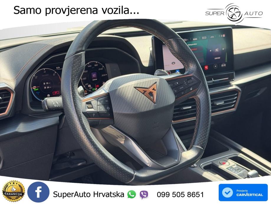 Cupra Formentor 1.4 TSI (204 KS) e-Hybrid DSG LED+GR SJED+ACC, fotografija 11