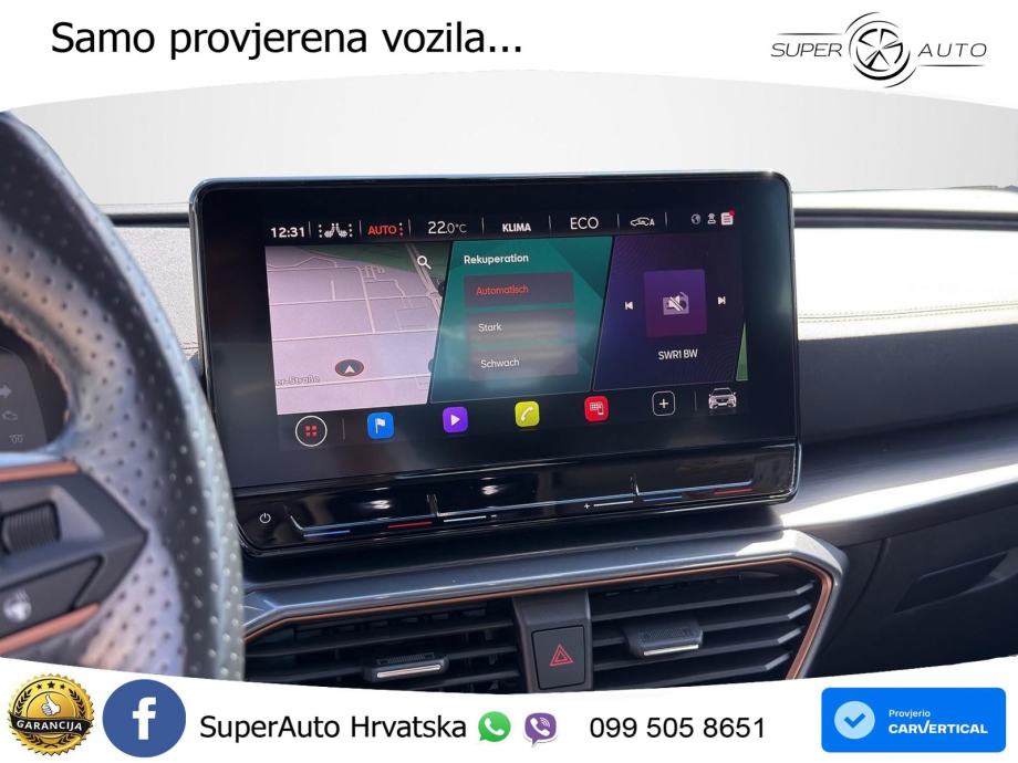 Cupra Formentor 1.4 TSI (204 KS) e-Hybrid DSG LED+GR SJED+ACC, fotografija 13