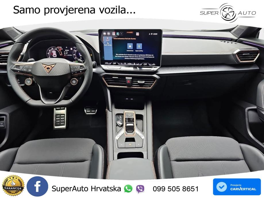 Cupra Formentor 1.5 TSI (204 KS) e-Hybrid DSG MATRIX+GR SJED+KAM, fotografija 8