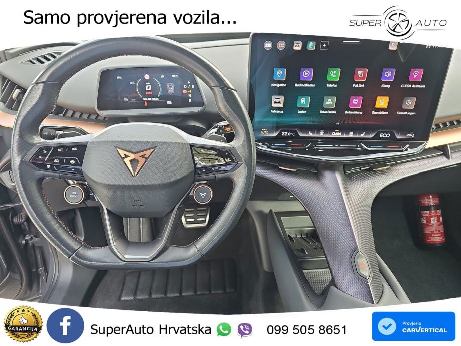 Cupra Tavascan 82 kWh (286 KS) LED+GR SJED+ACC, fotografija 14