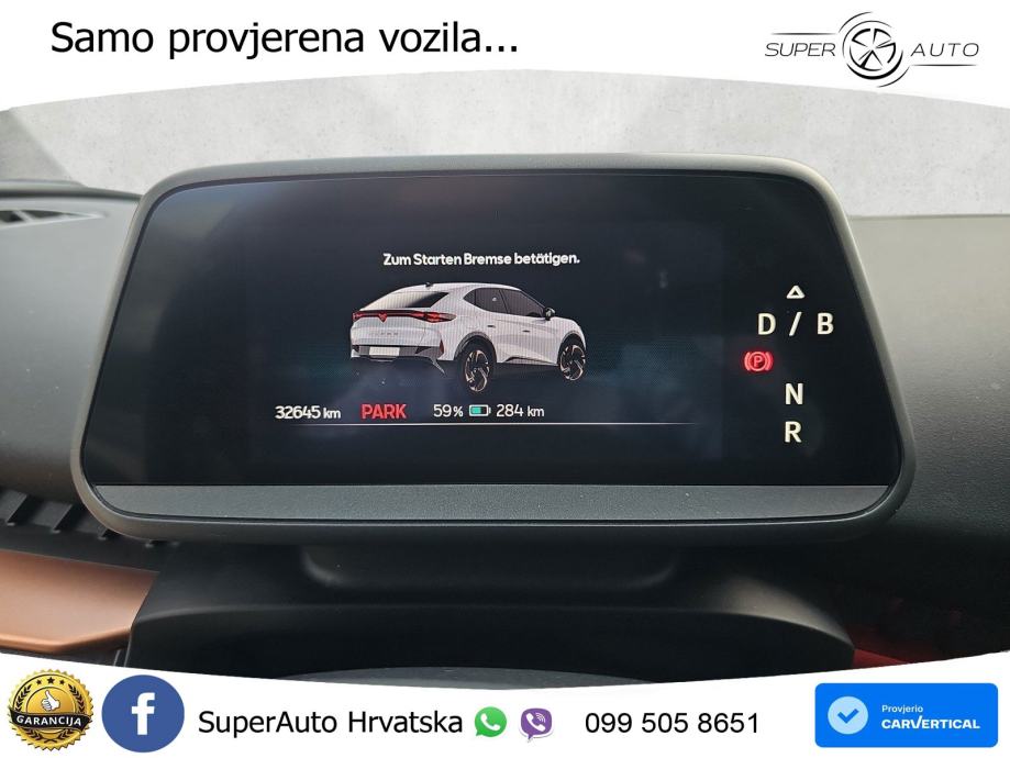 Cupra Tavascan 82 kWh (286 KS) LED+GR SJED+ACC, fotografija 15