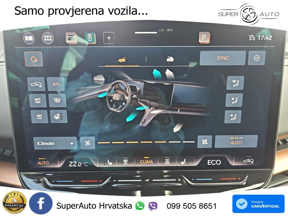 Cupra Tavascan 82 kWh (286 KS) LED+GR SJED+ACC, fotografija 18