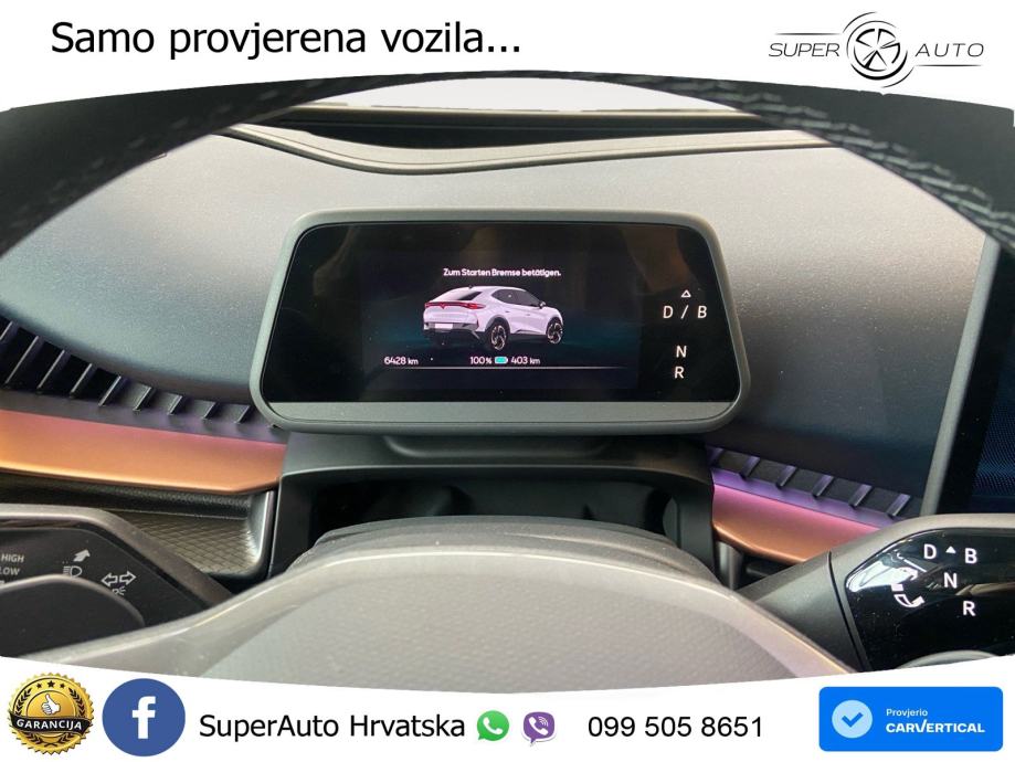 Cupra Tavascan 82 kWh (340 KS) 4WD VZ MATRIX+GR SJED+KAM, fotografija 12
