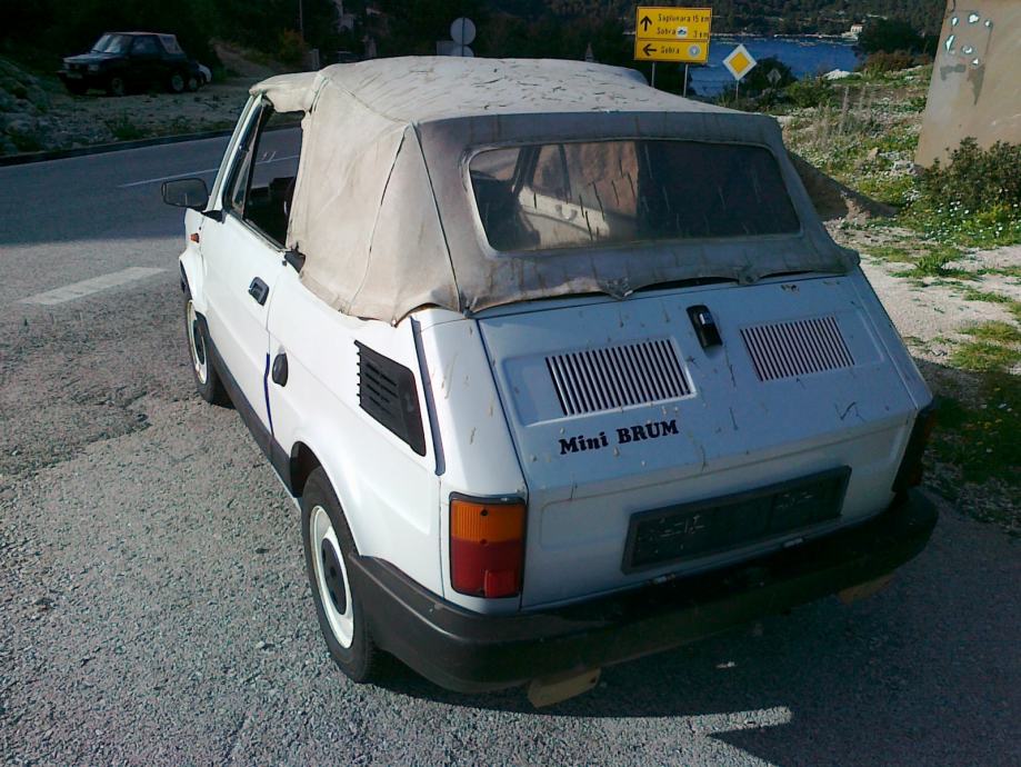 Fiat 126 Cabrio Peglica, 1989 god.