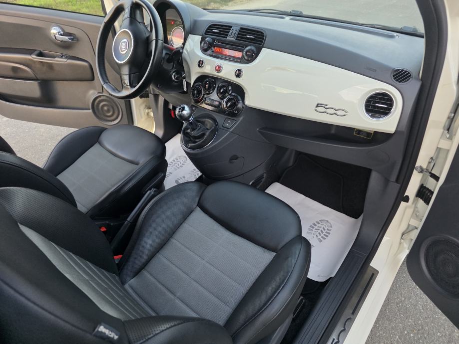 FIAT 500 1,2 8V...KLIMA...KOŽA...ALU FELGE...NEMA PRIJENOSA !, fotografija 15