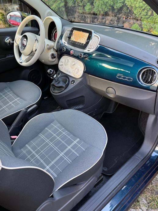 FIAT 500 1.2 8V LOUNGE- NAVI- DIGITALNI SAT- JAMSTVO, MOGUĆNOST LEASI, fotografija 14