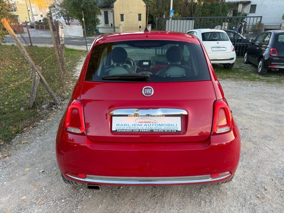 FIAT 500 1.2 8V-V+M SERVIS-LED-PANO-CARPLAY-NEMA 5%, fotografija 7
