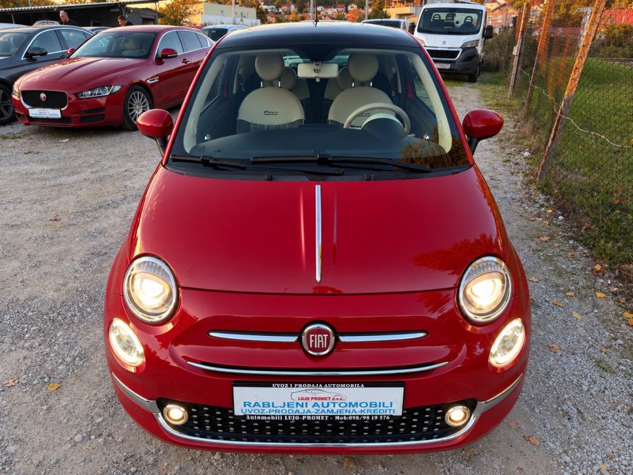 FIAT 500 1.2 8V-V+M SERVIS-LED-PANO-CARPLAY-NEMA 5%, fotografija 4