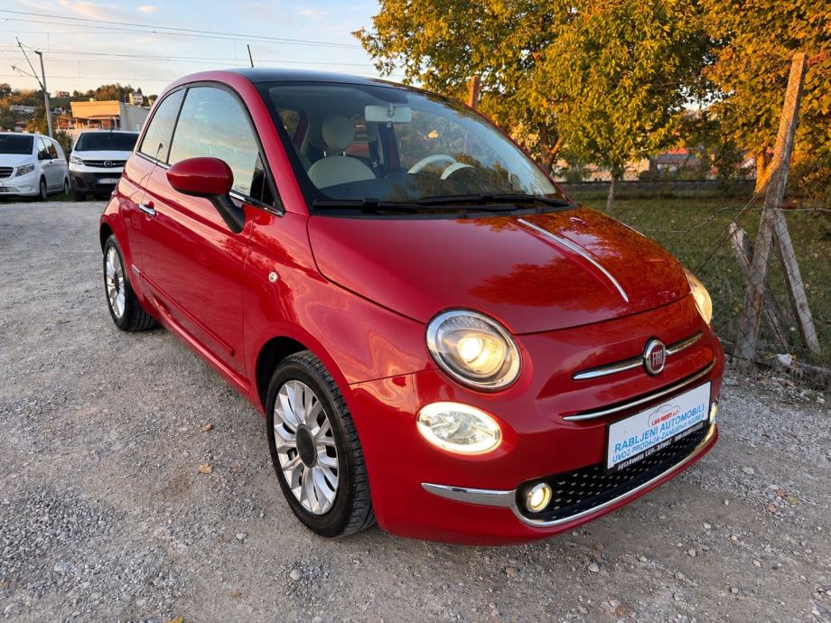 FIAT 500 1.2 8V-V+M SERVIS-LED-PANO-CARPLAY-NEMA 5%, fotografija 5