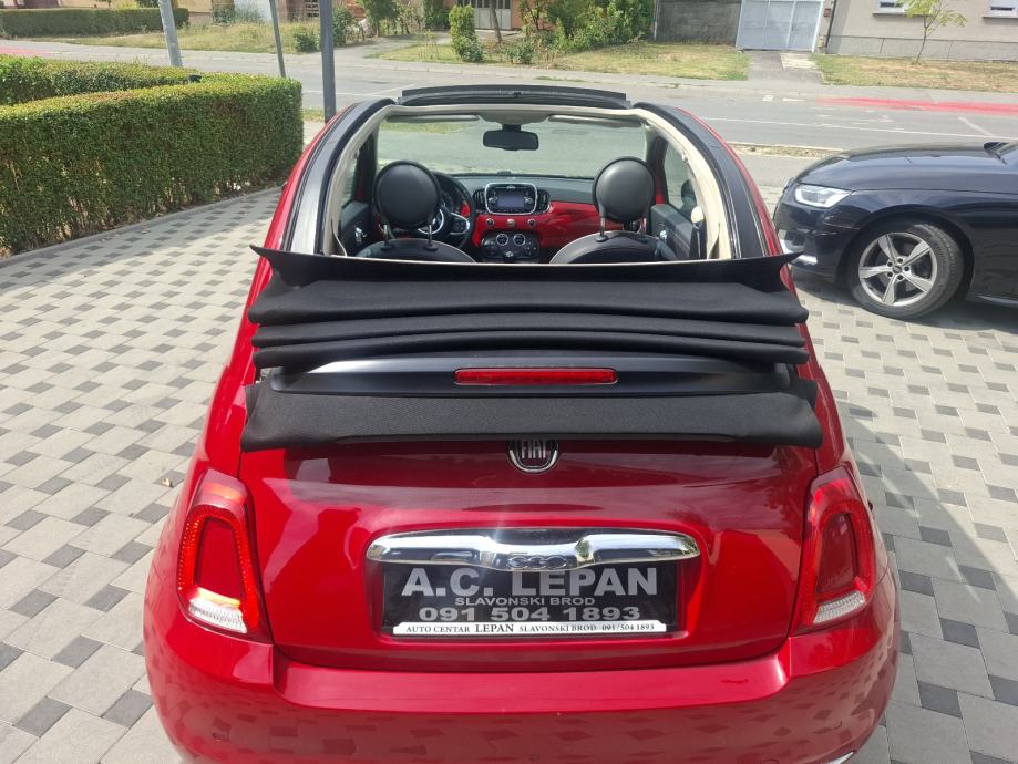 Fiat 500C CABRIO 1.2 2017god KLIMA PDC MF 134tkm jamstvo, fotografija 10