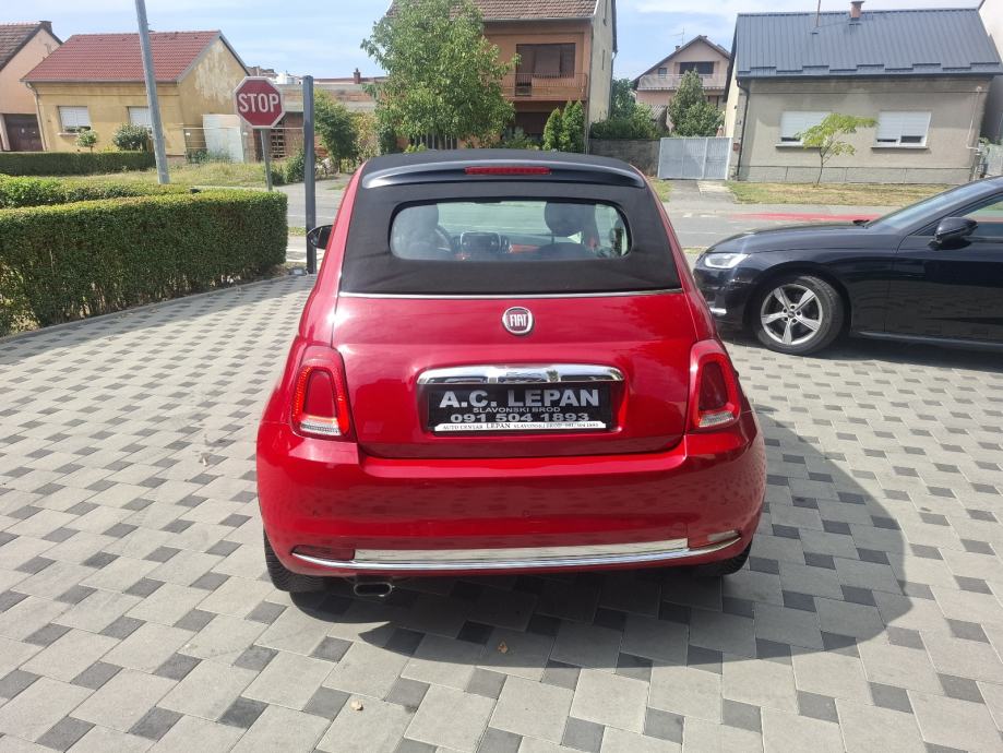 Fiat 500C CABRIO 1.2 2017god KLIMA PDC MF 134tkm jamstvo, fotografija 7
