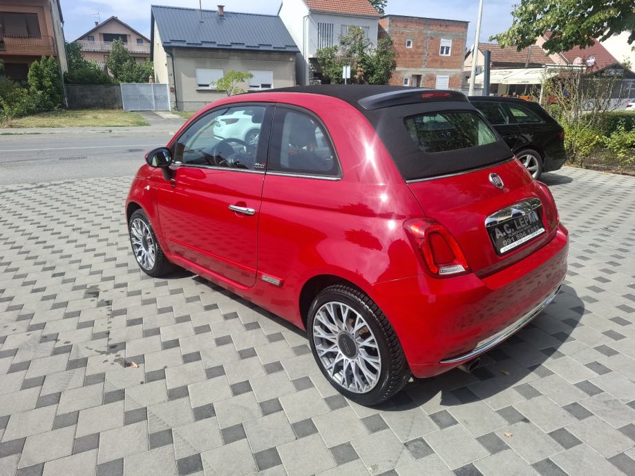 Fiat 500C CABRIO 1.2 2017god KLIMA PDC MF 134tkm jamstvo, fotografija 6