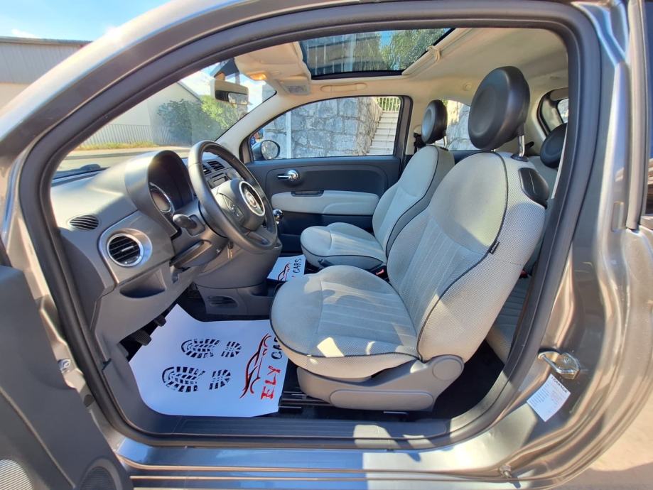 Fiat 500 500 1,2 8V PANORAMSKI KROV(‼️83.000 Km), fotografija 11