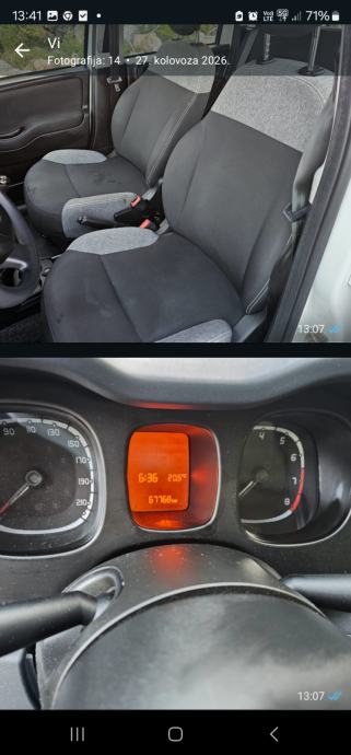 Fiat Panda 1,0 68000 km registrirana 06/2027 9150 eura, fotografija 5