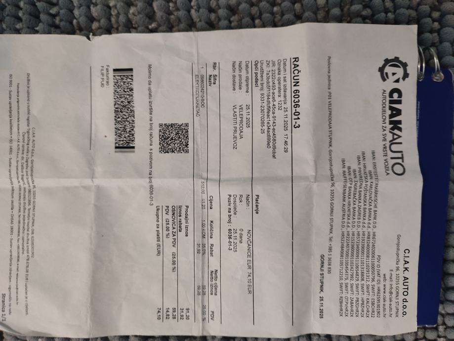 Fiat Punto 1,2, fotografija 10