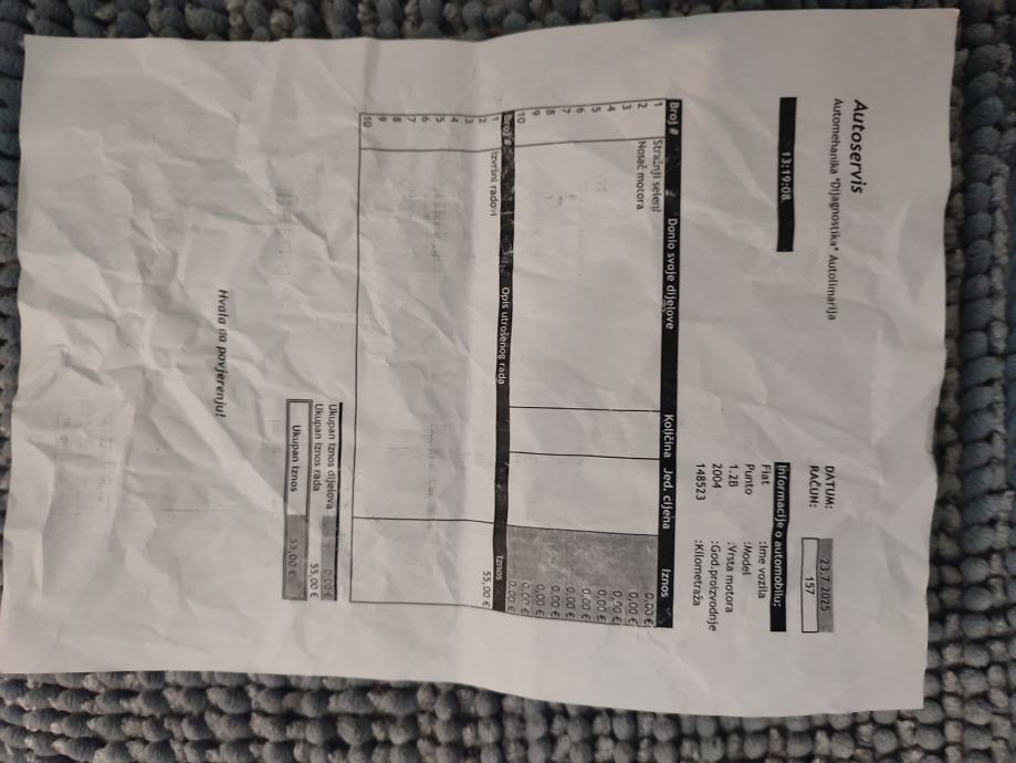 Fiat Punto 1,2, fotografija 12