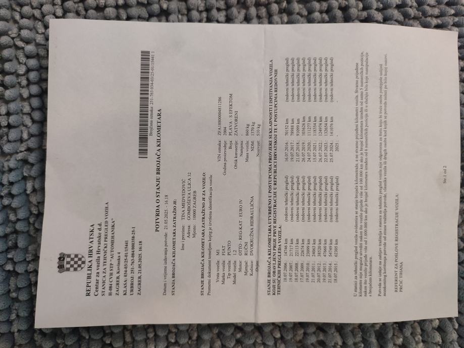 Fiat Punto 1,2, fotografija 13