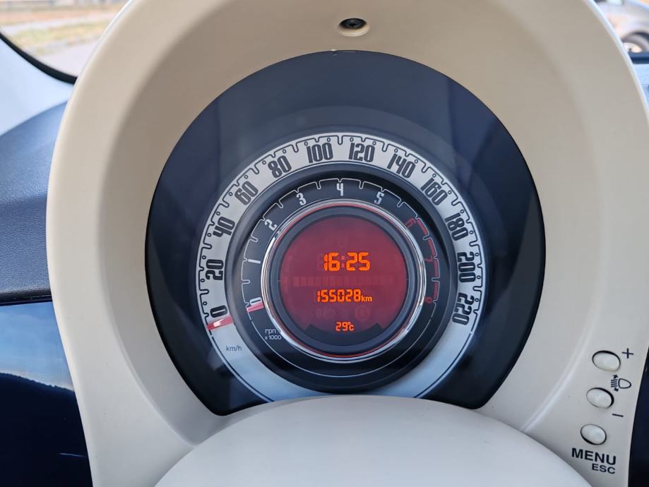 Fiat500 1,2 8V automatik, Lounge, 155000 km, 2011g, kartice do 36 rata, fotografija 16