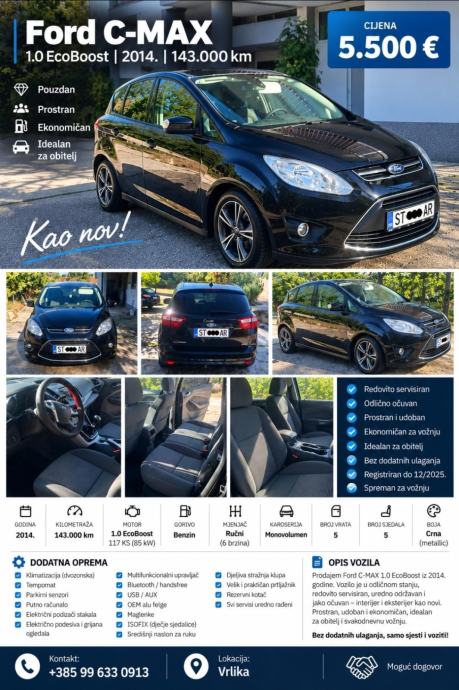 Ford C-Max MONOVOLUMEN, fotografija 6