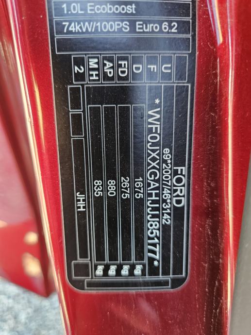 FORD FIESTA 1.0 2018, fotografija 10